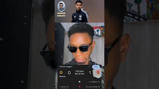 WOLVERHAMPTON 0 VS 1 ARSENAL epl [upl. by Nnyleuqcaj912]