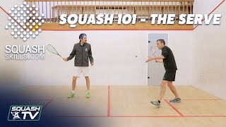 Squash 101  Improve Your Serve [upl. by Jahn579]