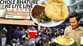 OVERCROWDED at Rama Chole Bhature Jail Road  Is it Worth it Delhi Street Food [upl. by Mizuki566]