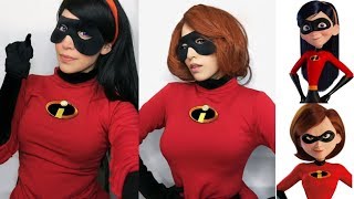 Everyday Disney Series The Incredibles Elastigirl and Violet Makeup Tutorial [upl. by Dee Dee108]