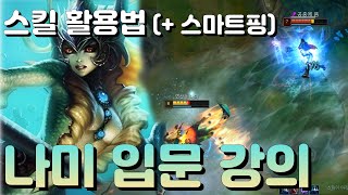 롤 서폿 나미 강의 입문자용 스킬 활용편 feat 서폿 스마트키 [upl. by Yenruoc]