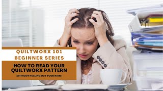 Beginner Paper Piecing  How To Read A Quiltworx Pattern [upl. by Isyad]