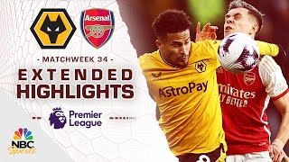 Wolves v Arsenal  PREMIER LEAGUE HIGHLIGHTS  4202024  NBC Sports [upl. by Norean665]