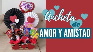 DIY  Regalo FÁCIL Para AMOR y AMISTAD  ANCHETA 💘SAN VALENTIN💘 [upl. by Nyleda619]