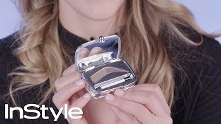 How to Apply Eyebrow Powder  InStyle [upl. by Derayne205]