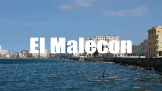 El Malecon La Habana Cuba  4K UHD  Virtual Trip [upl. by Brandyn482]