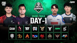 PUBG Mobile NEPX Showdown  Grand Finals Day 1 [upl. by Marino]