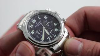 Blancpain Leman Flyback Chronograph Ref 2185F113063 Watch Review [upl. by Aleunamme]