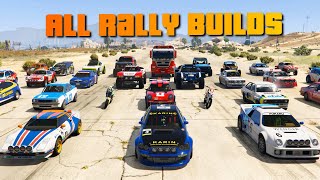 GTA V which is the fastest Rally Vehicle  All rally builds [upl. by Aiseneg]