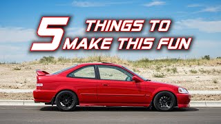 5 Things to Make Your Underpowered Honda More Fun to Drive [upl. by Akcinahs]