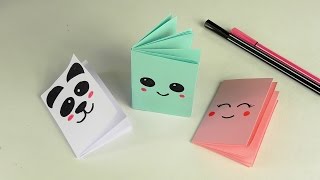 DIY Kawaii БЛОКНОТИК ИЗ 1 ЛИСТА БУМАГИ  МИНИ КАНЦЕЛЯРИЯ СВОИМИ РУКАМИ [upl. by Clay864]