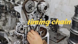 Timing Chain Replacement  Kia Rio  Part 3 [upl. by Gersham16]