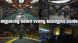 GTA Online Breaking Down Every Business Guide [upl. by Murphy77]