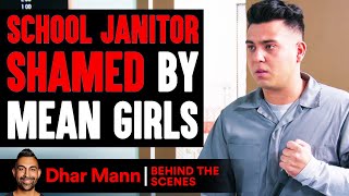 School Janitor Shamed By MEAN GIRLS ft SSSniperWolf BehindTheScenes  Dhar Mann Studios [upl. by Luella]