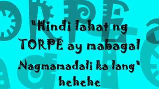 Torpedo by Eraserheads with lyrics [upl. by Yniar615]