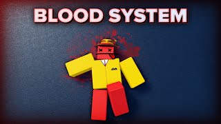 Blood System  Roblox Studio 2021 [upl. by Jennilee]