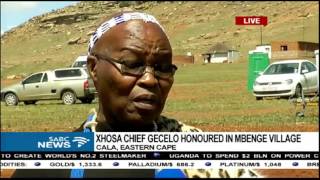 Xhosa chief Gecelo honoured in Mbenge Village [upl. by Stanzel]