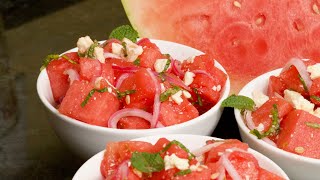 Watermelon Salad with Dressing [upl. by Sly]