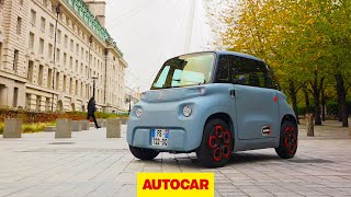 Citroen AMI review  Driving the new electric city car at 28mph  Autocar [upl. by Sucrad580]