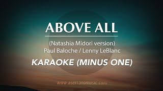 Above All  Natashia Midori  Karaoke Minus One Good Quality [upl. by Enomar]