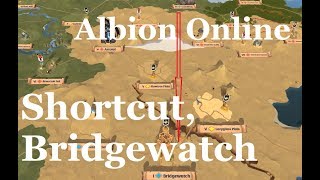 Albion Online  Caerleon to Bridgewatch fast almost safely [upl. by Nimaynib]