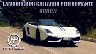 Lamborghini Gallardo Performante Review  Fifth Gear Classic [upl. by Navonod287]