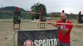 Spartan Race Spear Throw The Secret To Landing It [upl. by Rehtul]