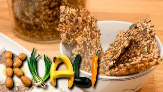 Nordic seed crackers  The best crispbread I know  LCHF [upl. by Ahsote]