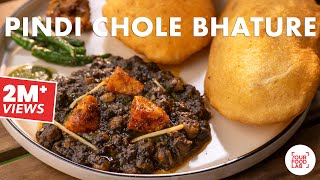 Pindi Chole Bhature Recipe  No Onion No Garlic No Tomato  Fluffy Bhatura  Chef Sanjyot Keer [upl. by Akinahc]