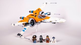 LEGO Star Wars Poe Damerons Xwing Fighter REVIEW  75273 [upl. by Ajssatsan180]