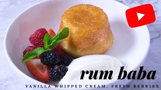 Rum Baba Recipe  Incredibly Delicious Cake [upl. by Roz]