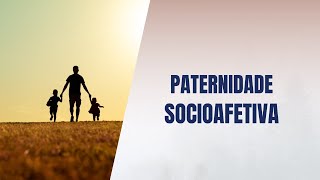 Paternidade socioafetiva [upl. by Idnor]