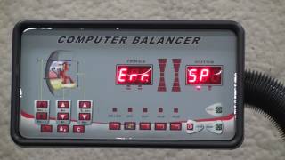 Troubleshooting Wheel Balancer Error Codes [upl. by Aggri]