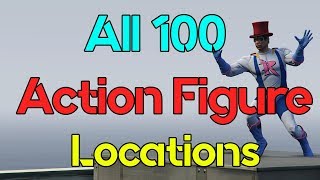 All 100 Action Figure Locations in GTA Online [upl. by Ydualc]