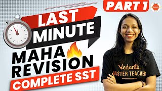 SST Full Syllabus Maha Revision Class 10 CBSE One Shot Surabhi Maam VedantuClass91011 [upl. by Oiligriv804]