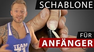 GelNägel  Schablonen Tutorial für Anfänger [upl. by Htidirem217]