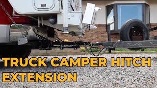 Selecting Truck Camper Hitch Extension Length  A Simple Method [upl. by Sacken]