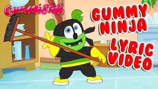 GUMMY NINJA LYRIC VIDEO Gummy Bear Song Gummibär Osito Gominola [upl. by Norb]