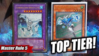 YuGiOh THE BEST TOP TIER HERO DECK PROFILE  NEW COMBOs APRIL 2020 MASTER RULE 5 BANLIST UPDATE [upl. by Iggep]