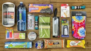 20 Dollar Tree Survival Kit  7 Day Survival Challenge  The Build [upl. by Oralle682]