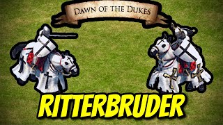 RITTERBRUDER  Mounted Teutonic Knight  AoE II Definitive Edition [upl. by Farnham381]