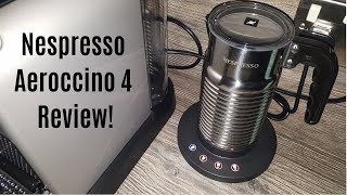 Nespresso Aeroccino 4 Milk Frother Review  Worth upgrading from the Aeroccino 3 [upl. by Ridgley]