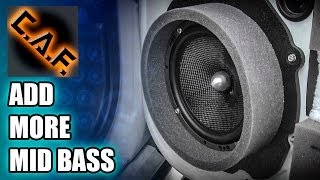 How to Add Mid Bass  Build Custom Speaker Adapters CarAudioFabrication [upl. by Llerrot]