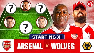 Arsenal vs Wolves  Starting XI Live [upl. by Suoirad596]