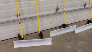 quotTHE SNOWPLOWquot Snow Shovel 48 inch amp 36 inch overview comparison [upl. by Evangelin]