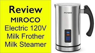 Review Miroco Milk Frother  How to make froth milk at home [upl. by Ivatts]