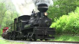 Geared Steam Locomotives in Cass WV [upl. by Babby697]