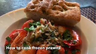 How to properly cook frozen prawns [upl. by Eirb]