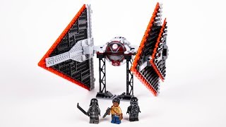 LEGO Star Wars Sith TIE Fighter REVIEW  75272 [upl. by Haeel]