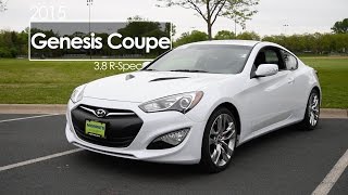 2015 Hyundai Genesis Coupe Review  38 RSpec  Test Drive [upl. by Amo839]